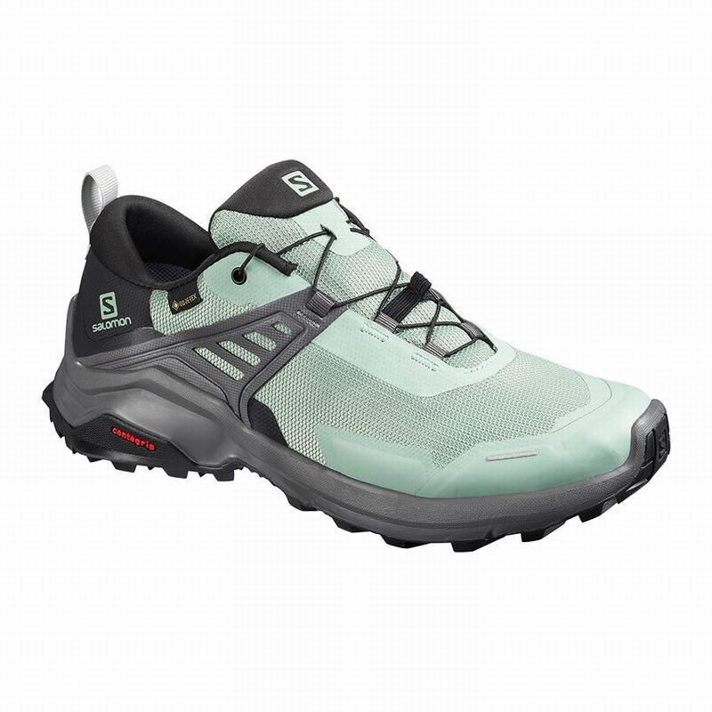 Salomon X RAISE GORE-TEX Zapatillas Trekking Mujer - Verde / Negras - Colombia (61423-NDOE)